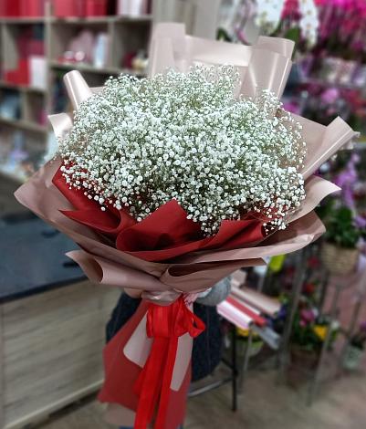 Букет цветов из: Гипсофила в Подлужном