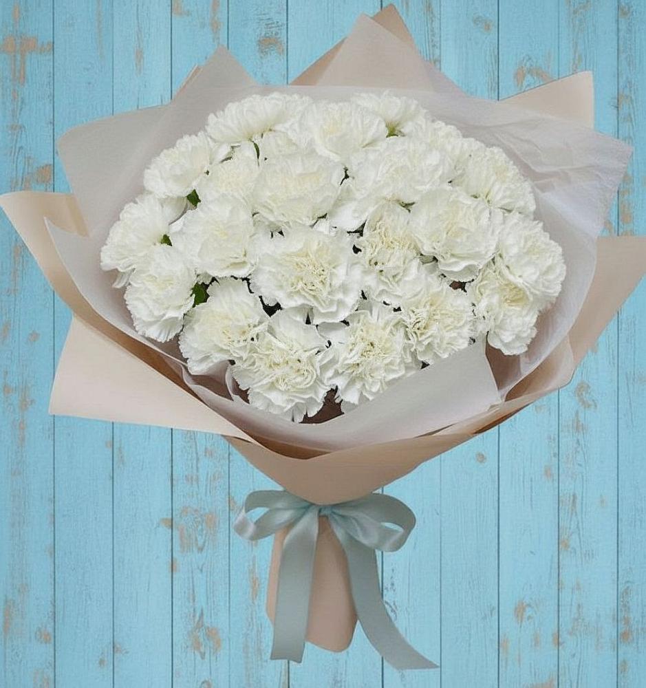 Букет цветов из: Гвоздики в Подлужном