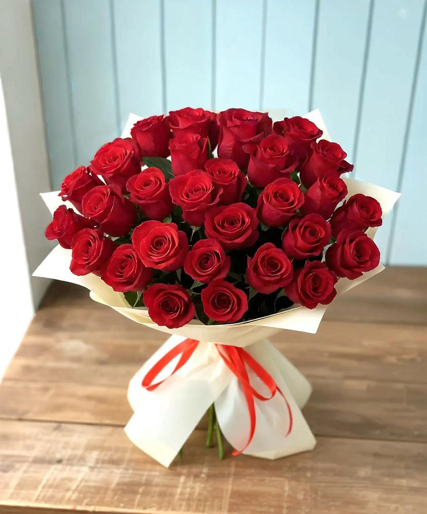 Букет 29 Красных роз в Подлужном