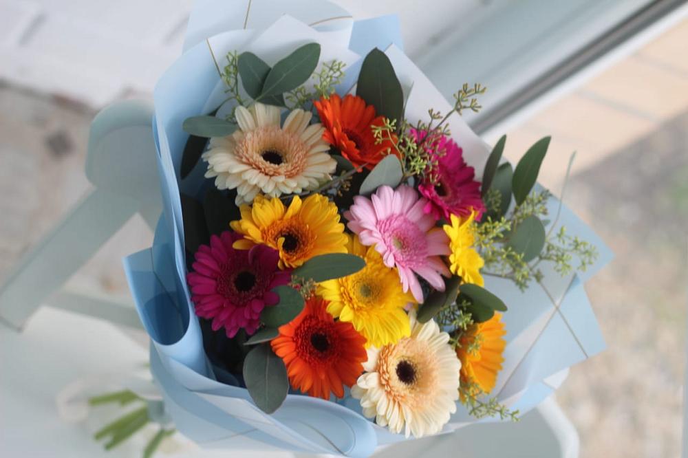 Букет цветов из: Герберы в Подлужном