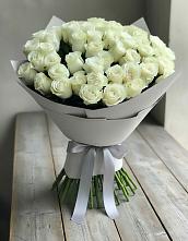 Букет 35 Белых роз в Подлужном