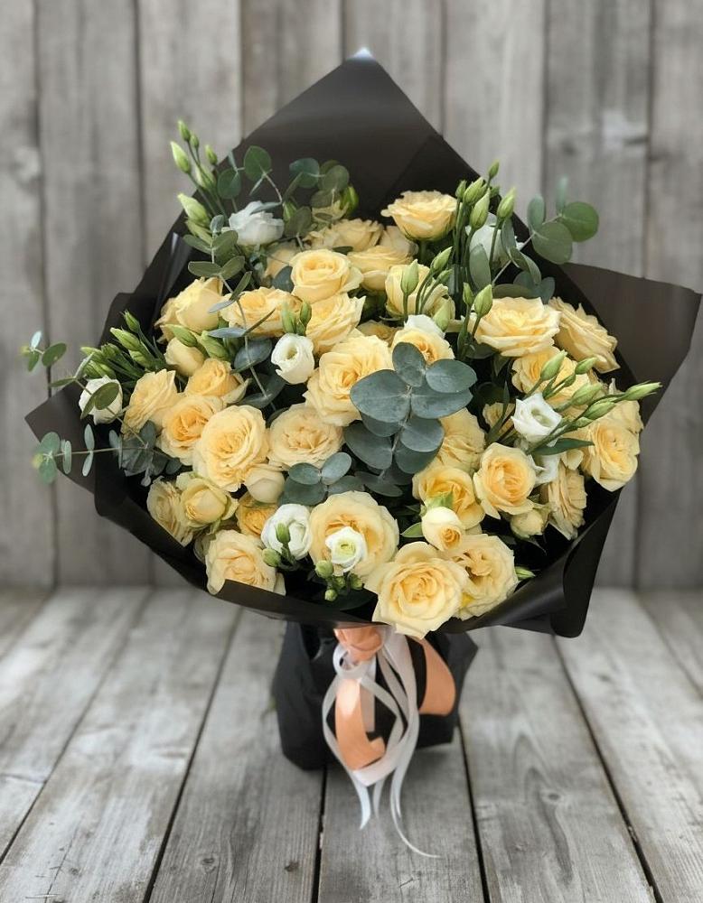 Букет цветов из: Розы и Лизиантусы в Подлужном