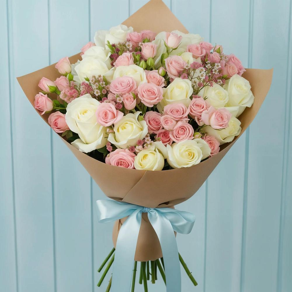 Букет цветов из: Розы в Подлужном