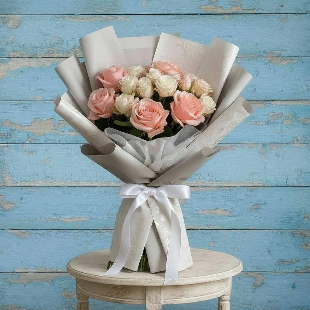 Букет цветов из: Розы в Подлужном