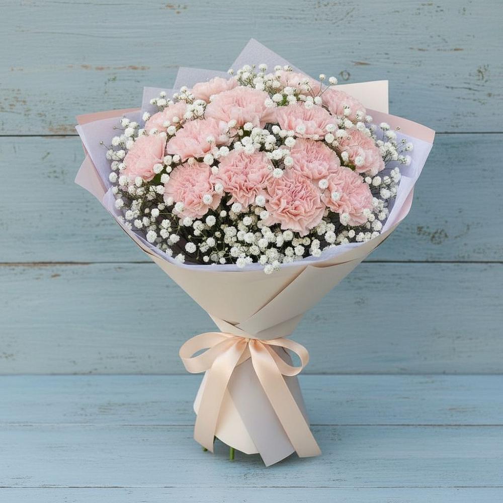 Букет цветов из: Гвоздики в Подлужном