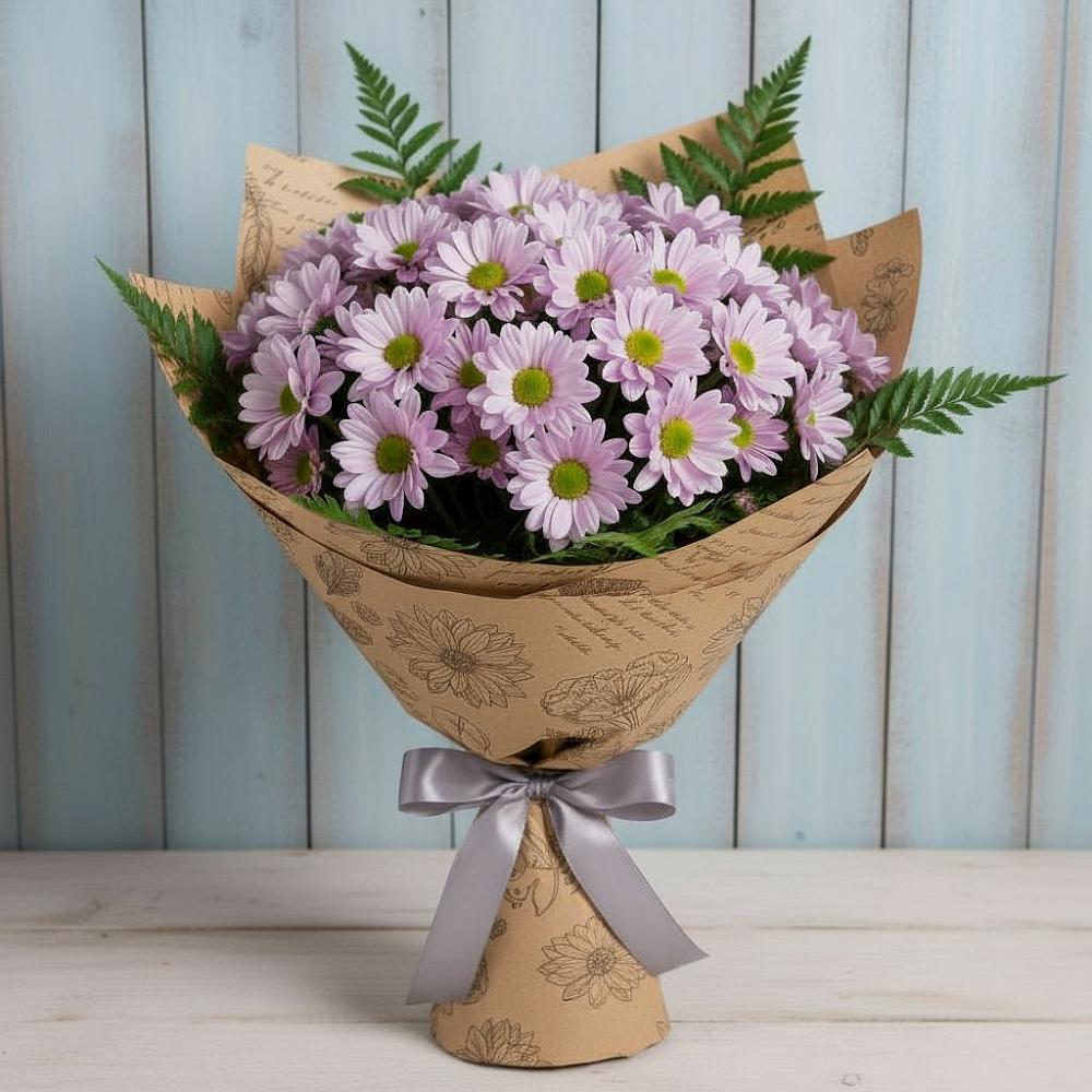 Букет цветов из: Хризантемы в Подлужном