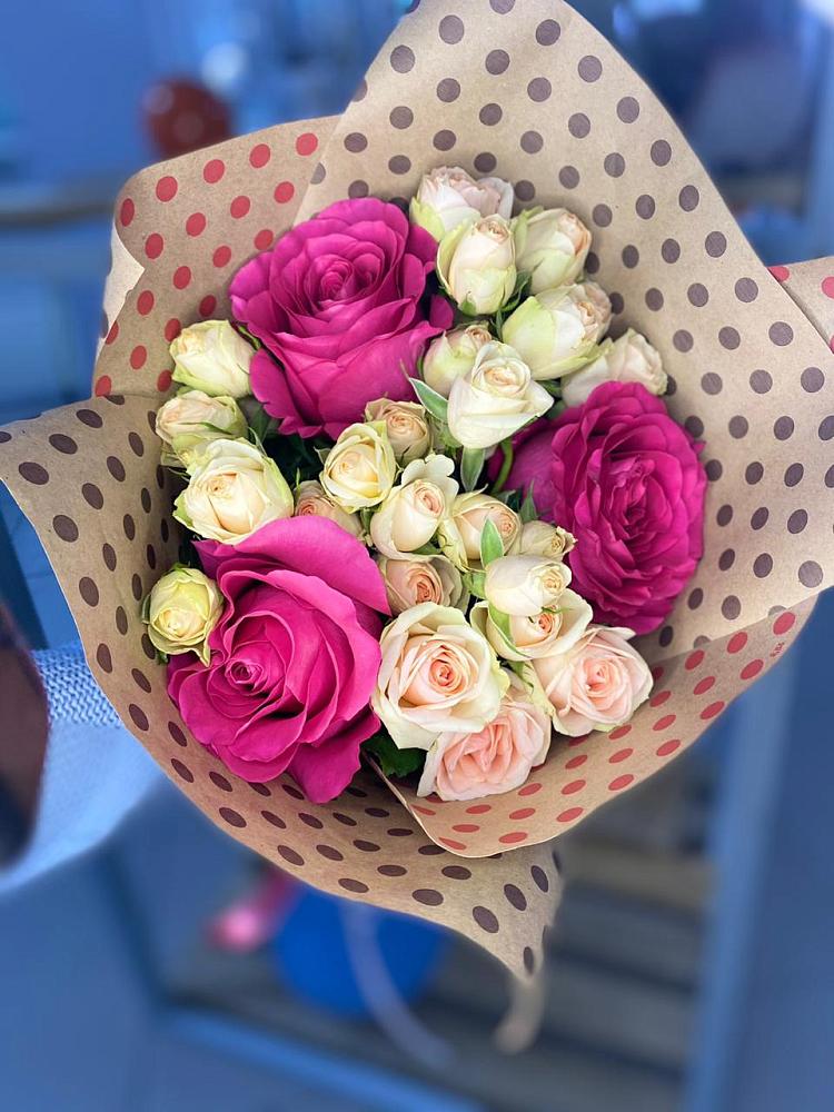 Букет цветов из: Розы в Подлужном