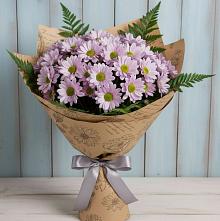 Букет цветов из:  Хризантемы в Подлужном