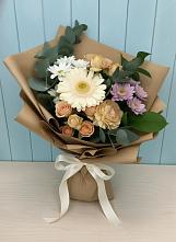 Букет цветов из:  Герберы и Хризантемы #REPLACE_PRED# Подлужном