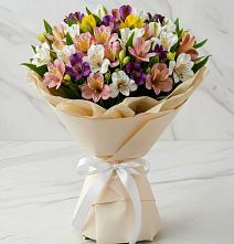 Букет цветов из:  Альстромерии в Подлужном