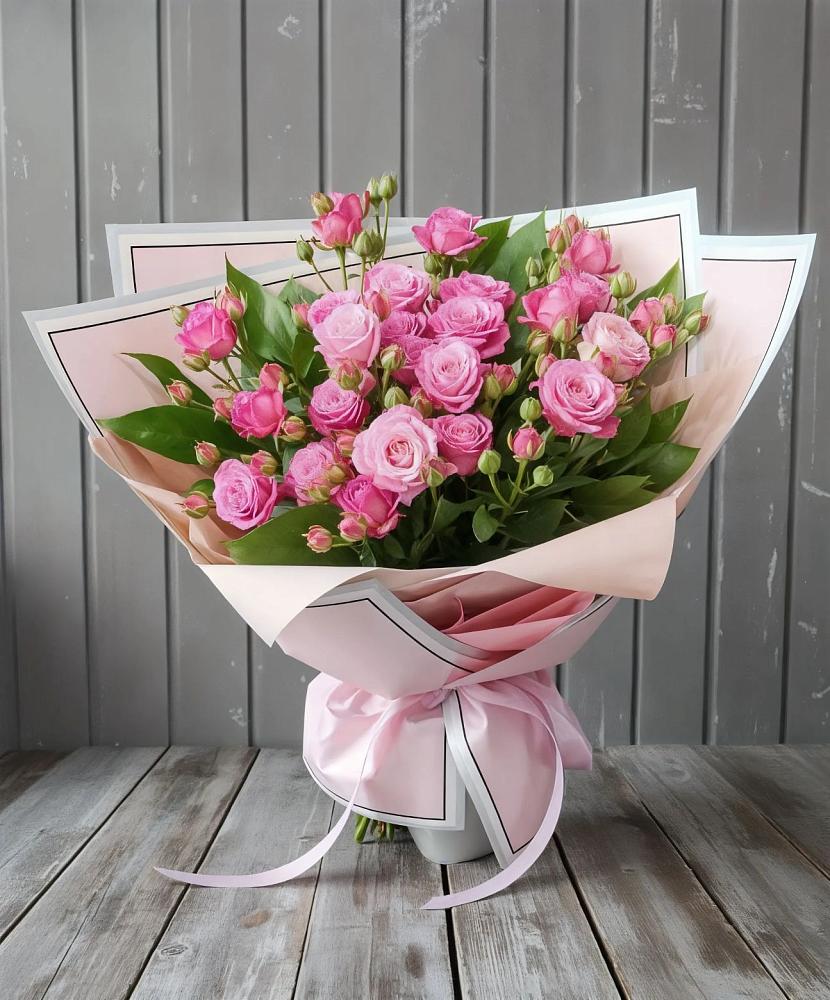 Букет Розовый кустик в Подлужном