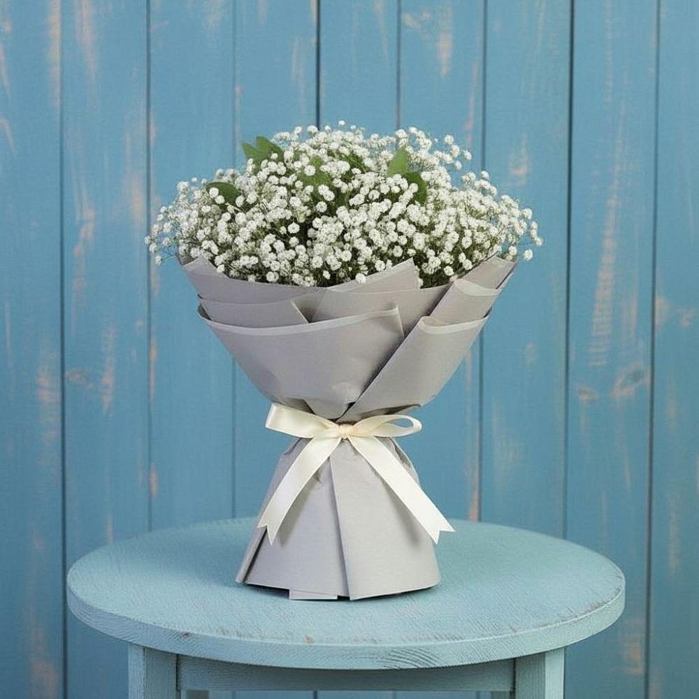 Букет цветов из: Гипсофила в Подлужном