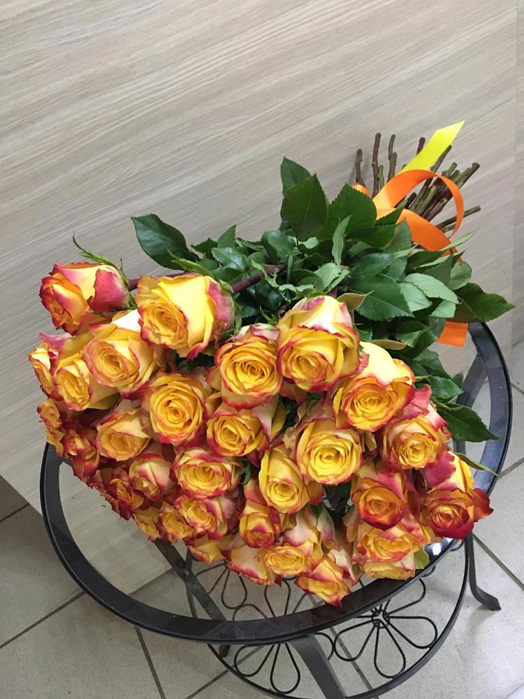 Букет Желтые розы в Подлужном