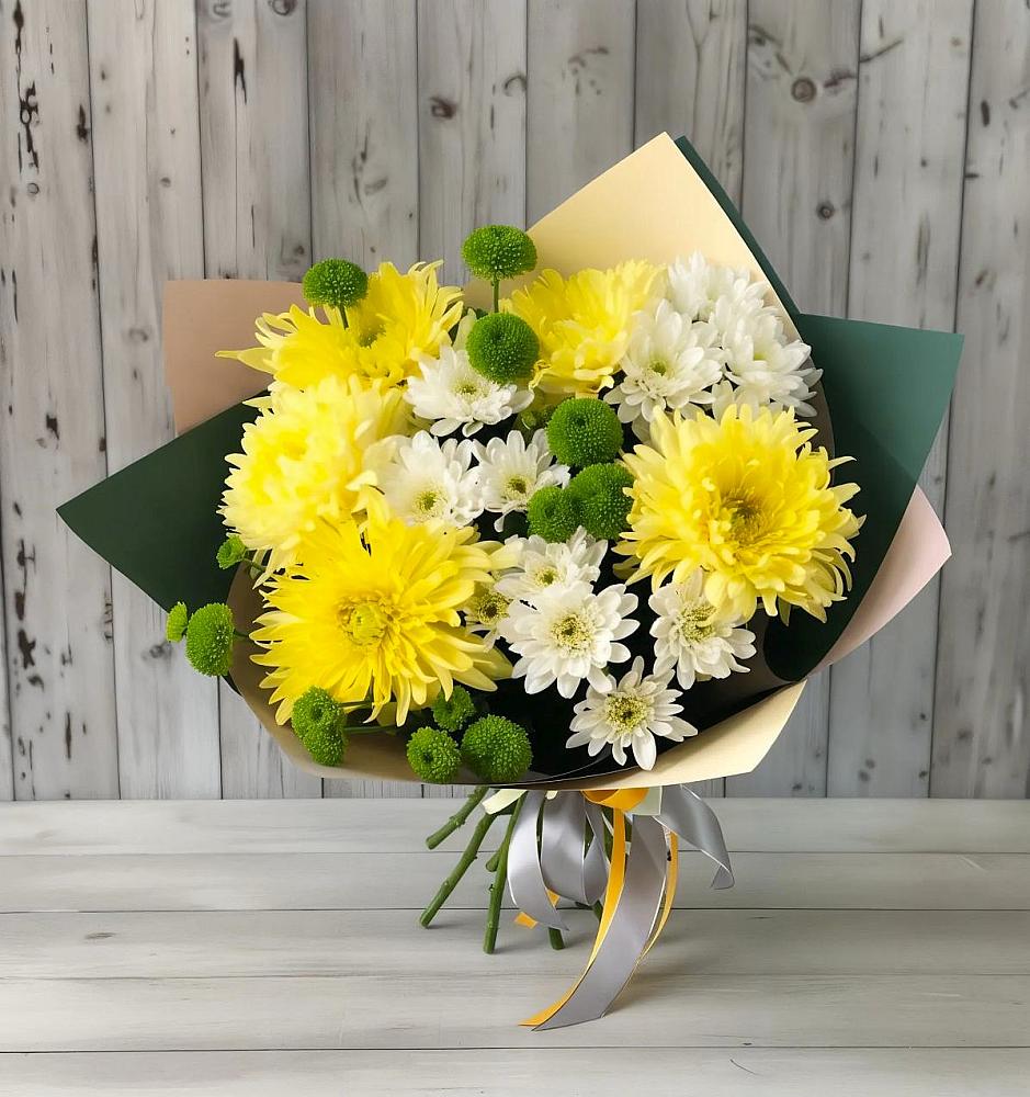 Букет цветов из: Хризантемы в Подлужном