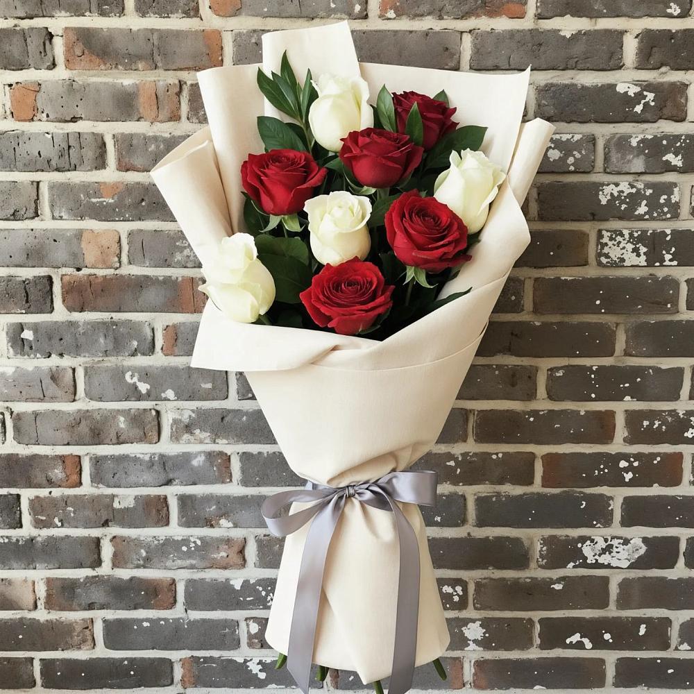 Букет цветов из: Розы в Подлужном