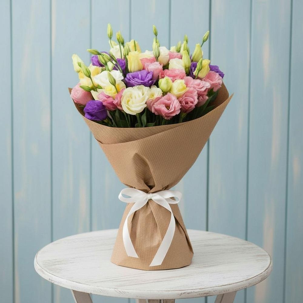 Букет цветов из: Лизиантусы в Подлужном