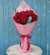 Букет цветов из:  Розы в Подлужном