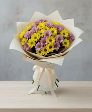 Букет цветов из:  Хризантемы в Подлужном