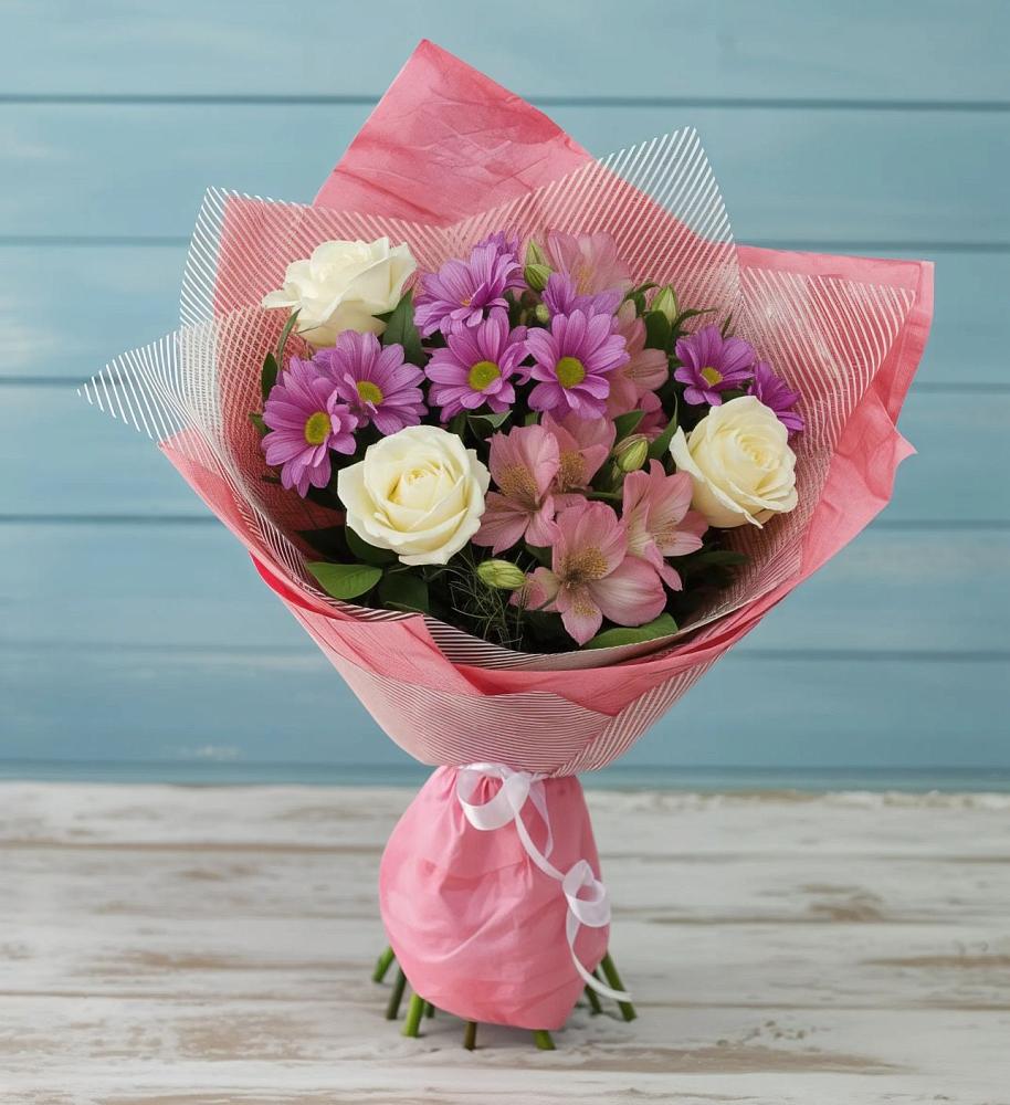 Букет цветов из: Герберы в Подлужном