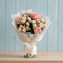 Букет цветов из:  Розы в Подлужном