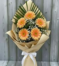 Букет цветов из:  Герберы в Подлужном